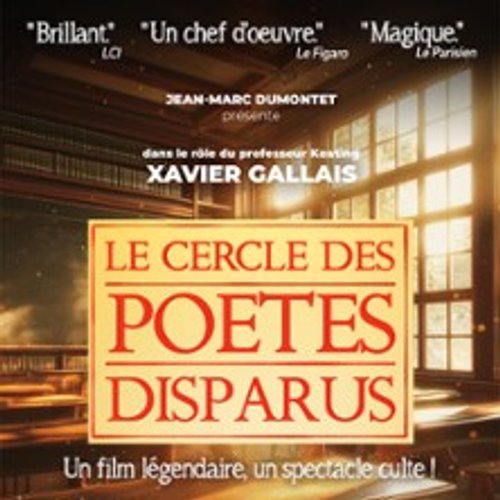 Le Cercle Des Poètes Disparus - Tournée